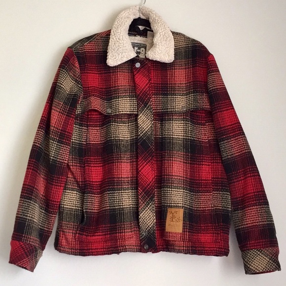 Lrg Other - lrg Lumberjack Flannel Plaid Jacket Size Med